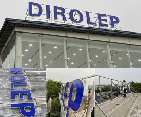 牟定楼顶发光字安装的注意事项。